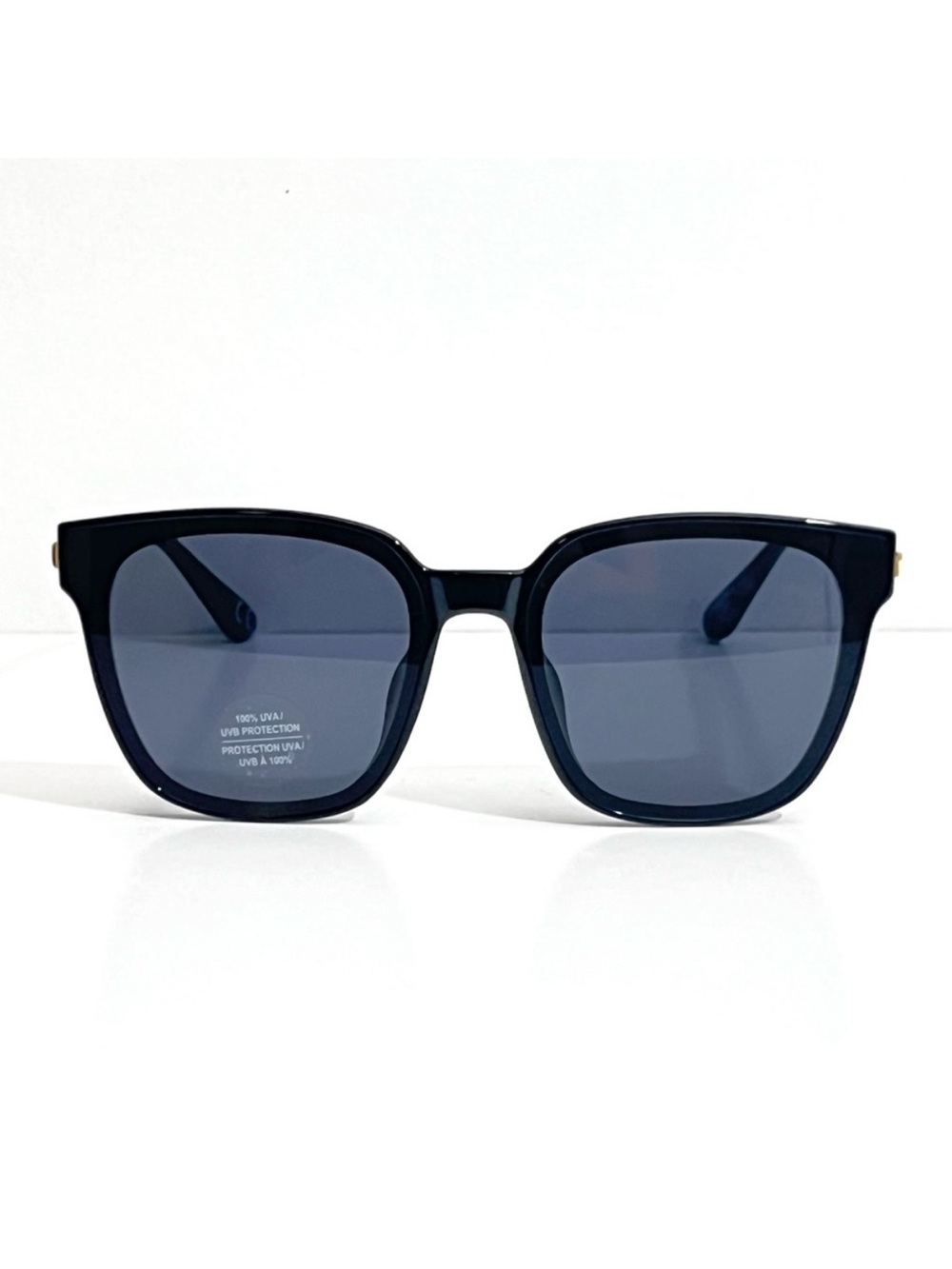 🍒3/$30 New Black Square Sunglasses with Gold Arms